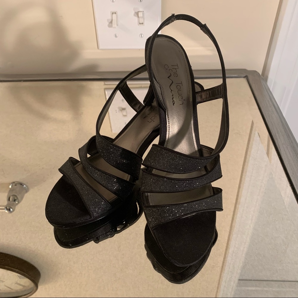 The Touch of Mina brand sparkly back high heels